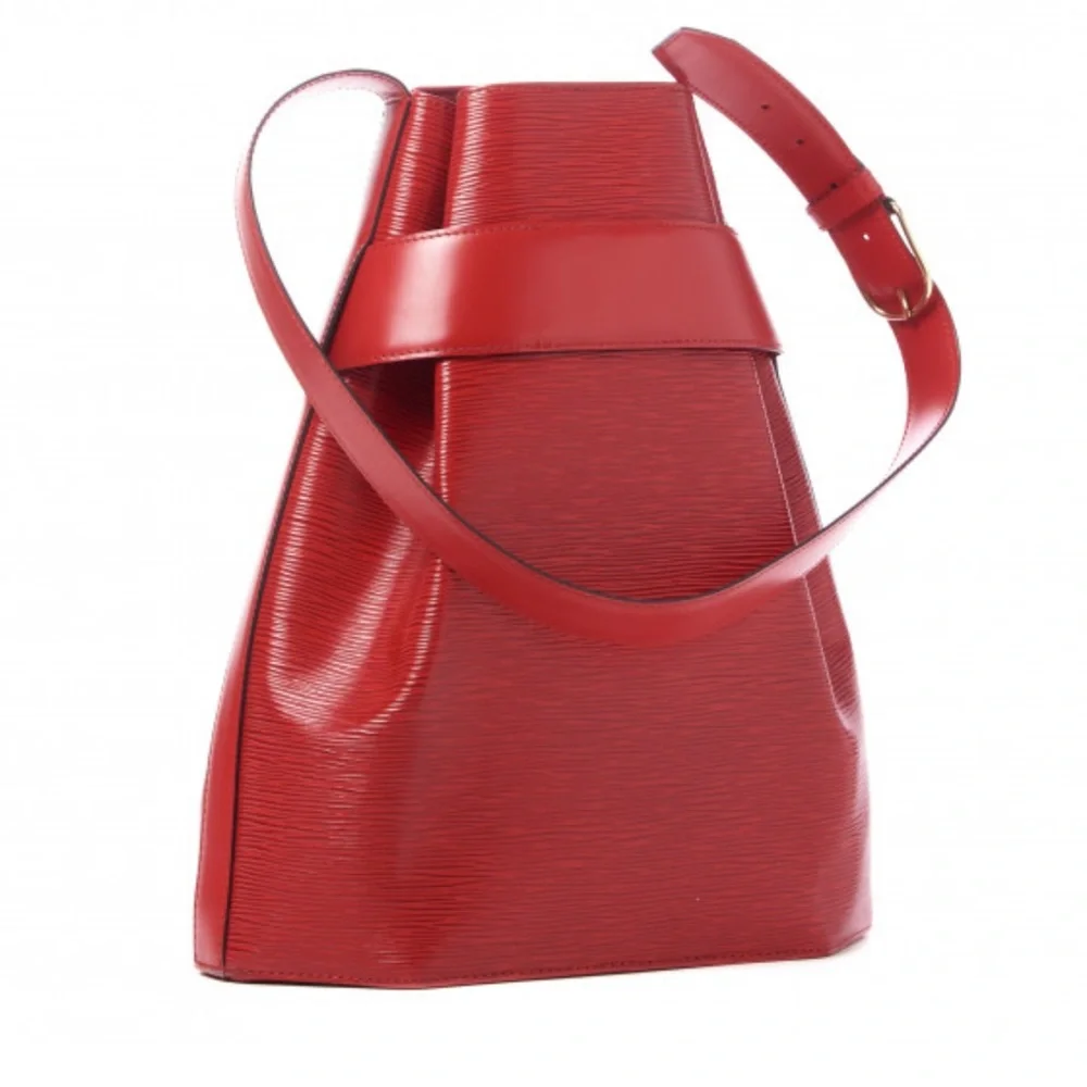 Beautiful Louis Vuitton Sac D’Epaule in Castillan Red with matching pouch - Picture 2 of 9